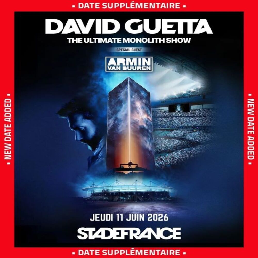 DAVID GUETTA - STADE DE FRANCE 11 JUIN 2026